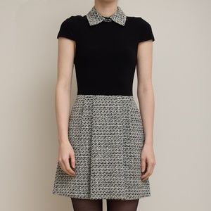 Alice + Olivia, 0, black and white dress